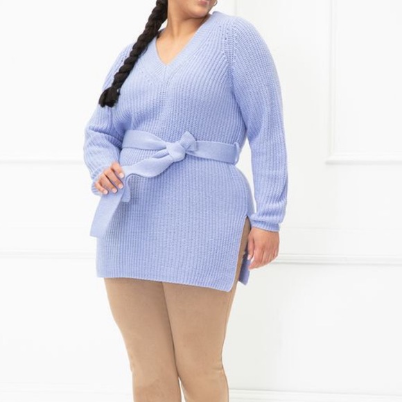 Belted Sweater Tunic